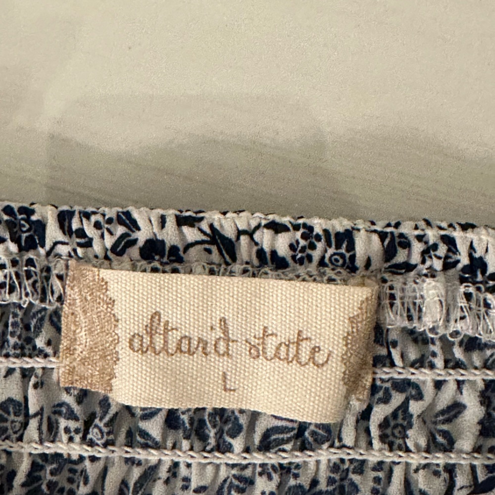 Altar’d State Benton Blue Floral Mini Dress - Picture 4 of 6